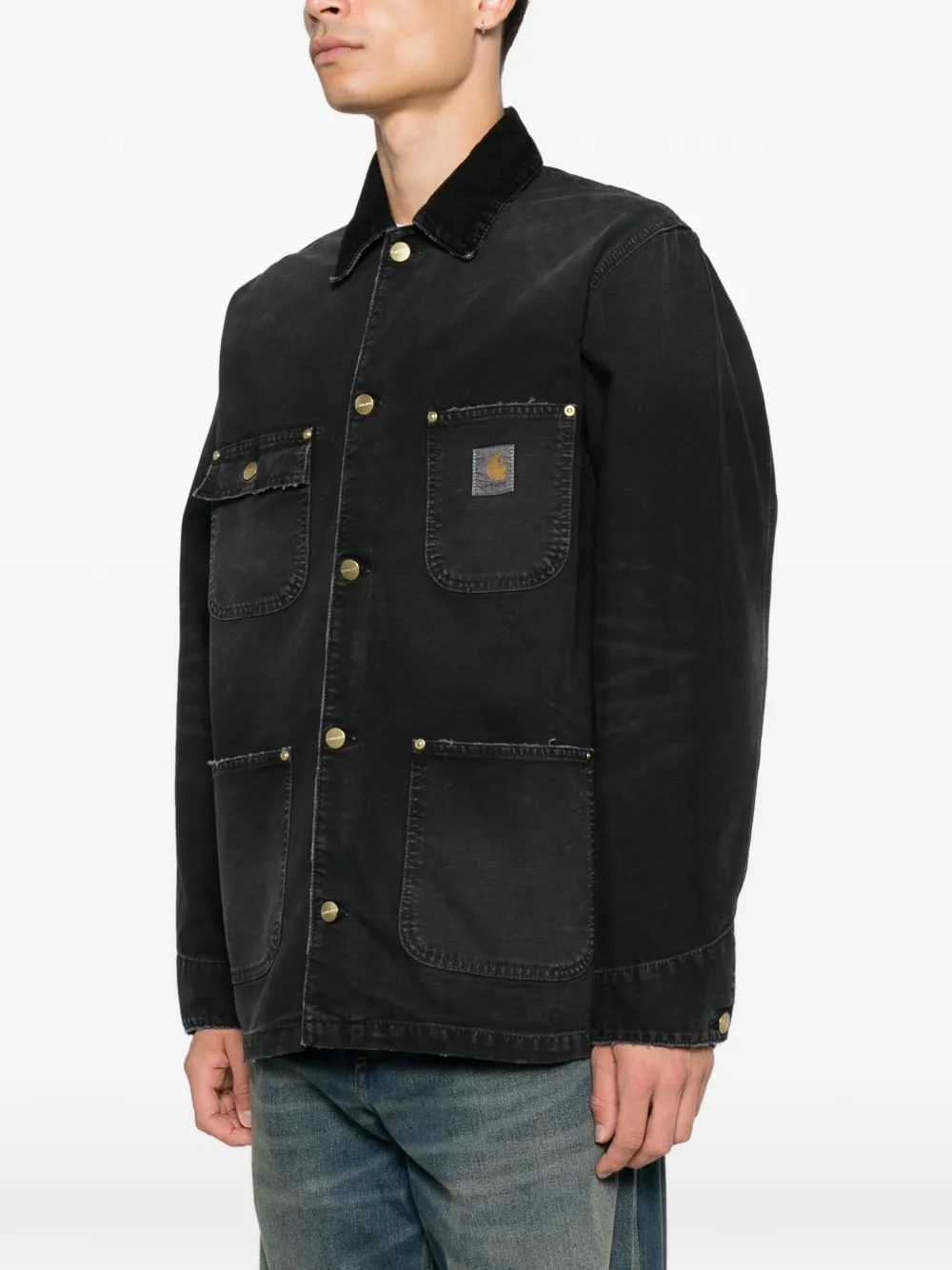Carhartt WIP OG Chore jas Zwart