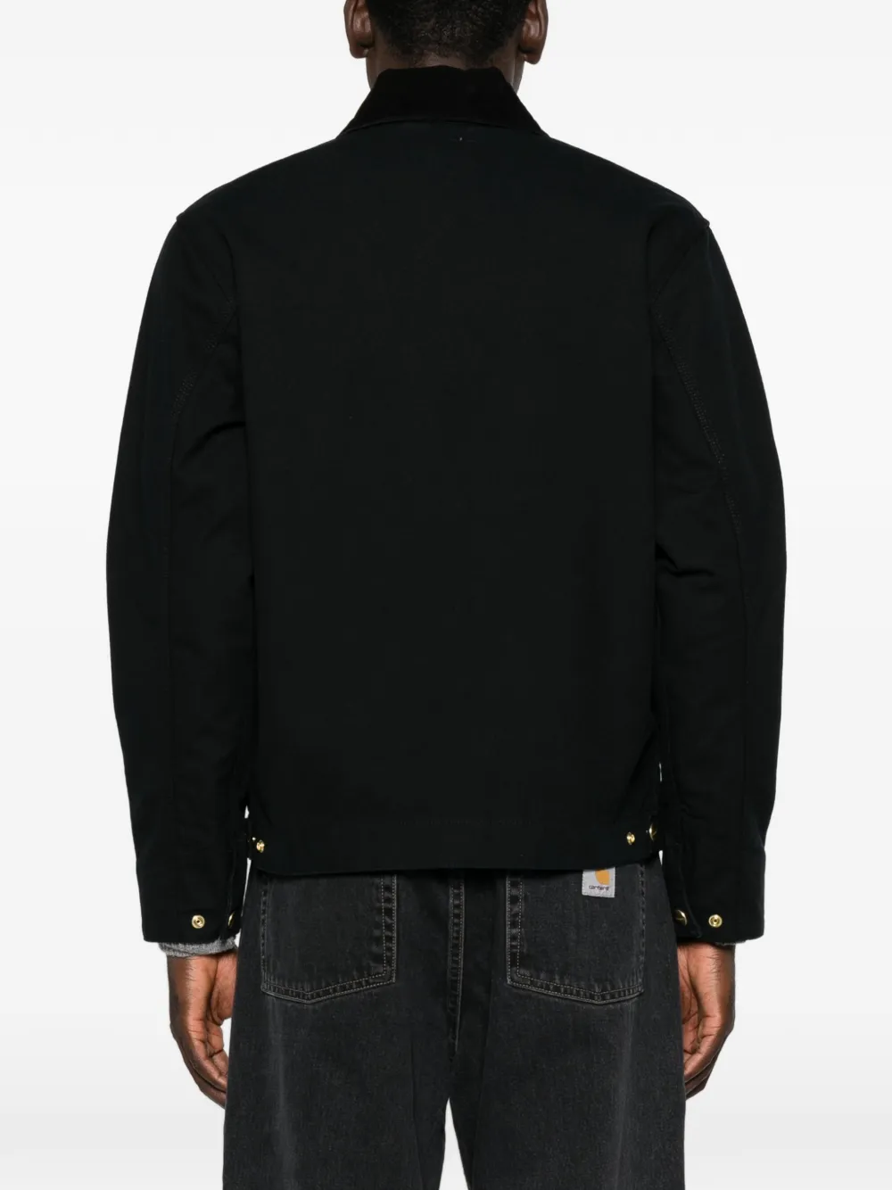 Carhartt WIP Denim jack Zwart