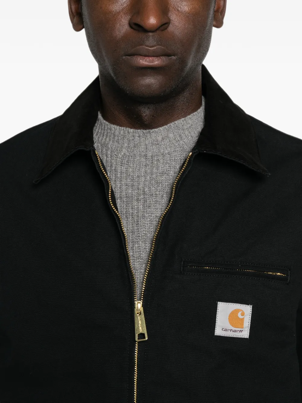Carhartt WIP Denim jack Zwart