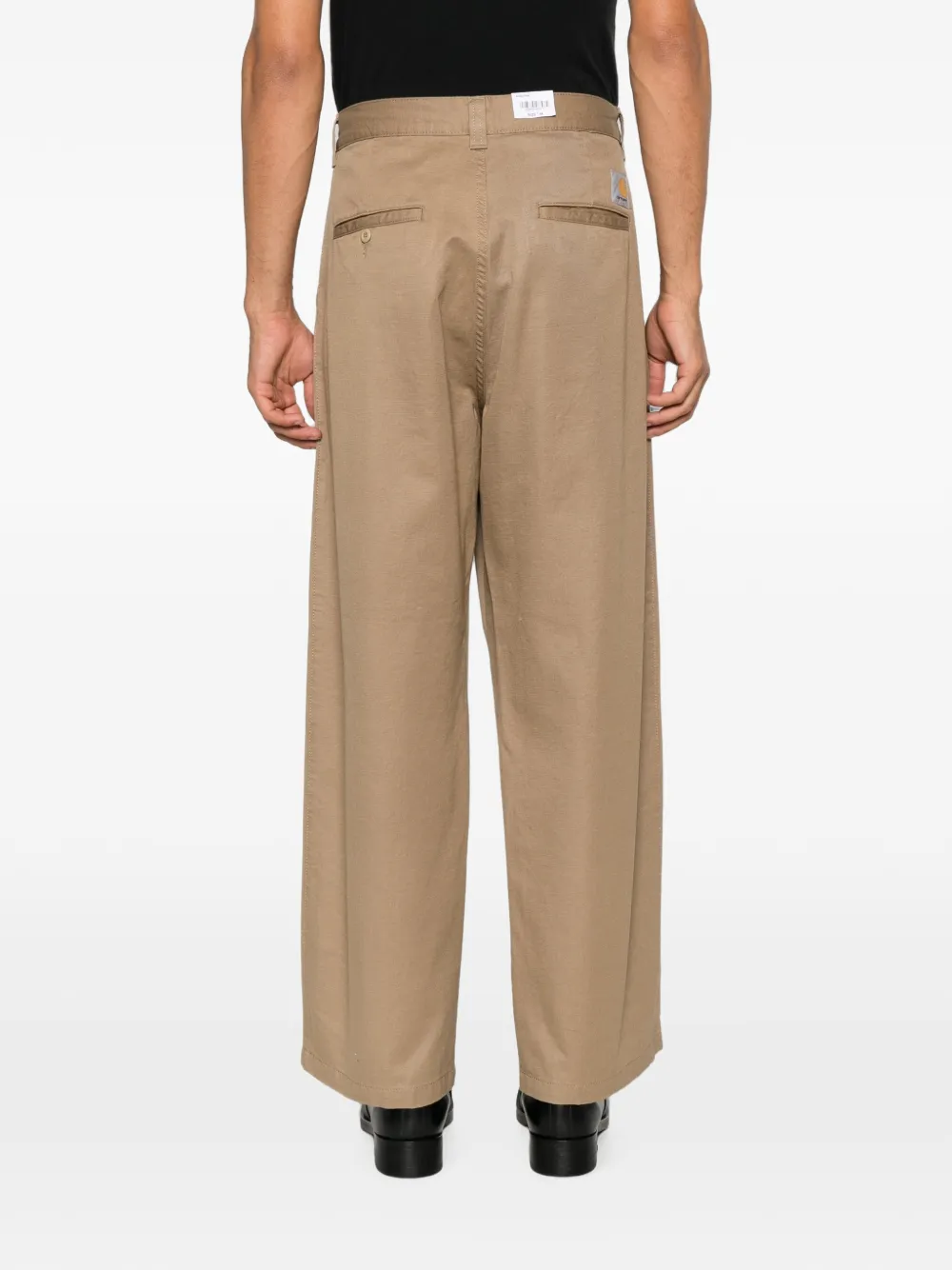 Carhartt WIP Brady ruimvallende straight broek Beige
