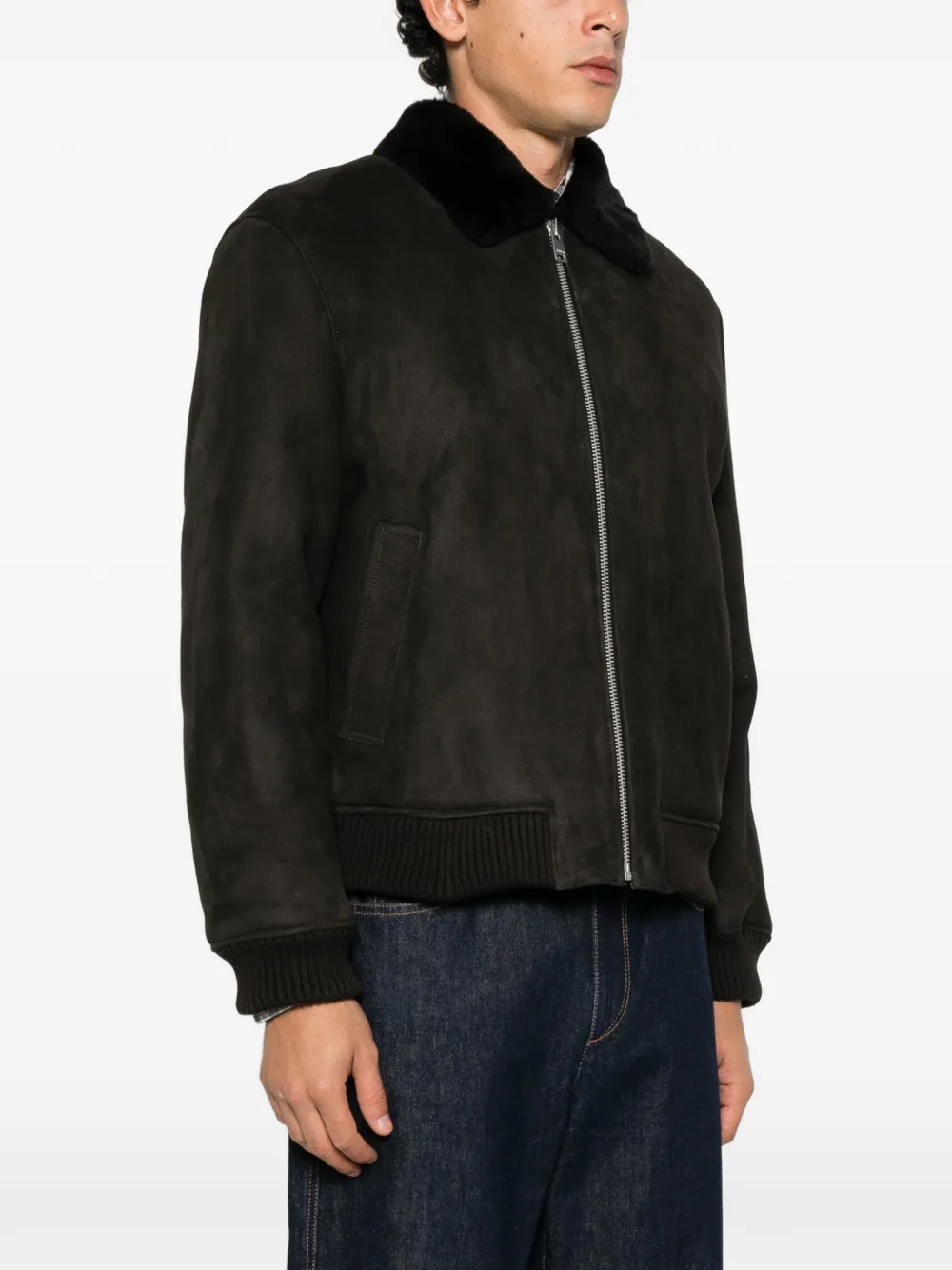 Arma Ugo suede jacket Zwart