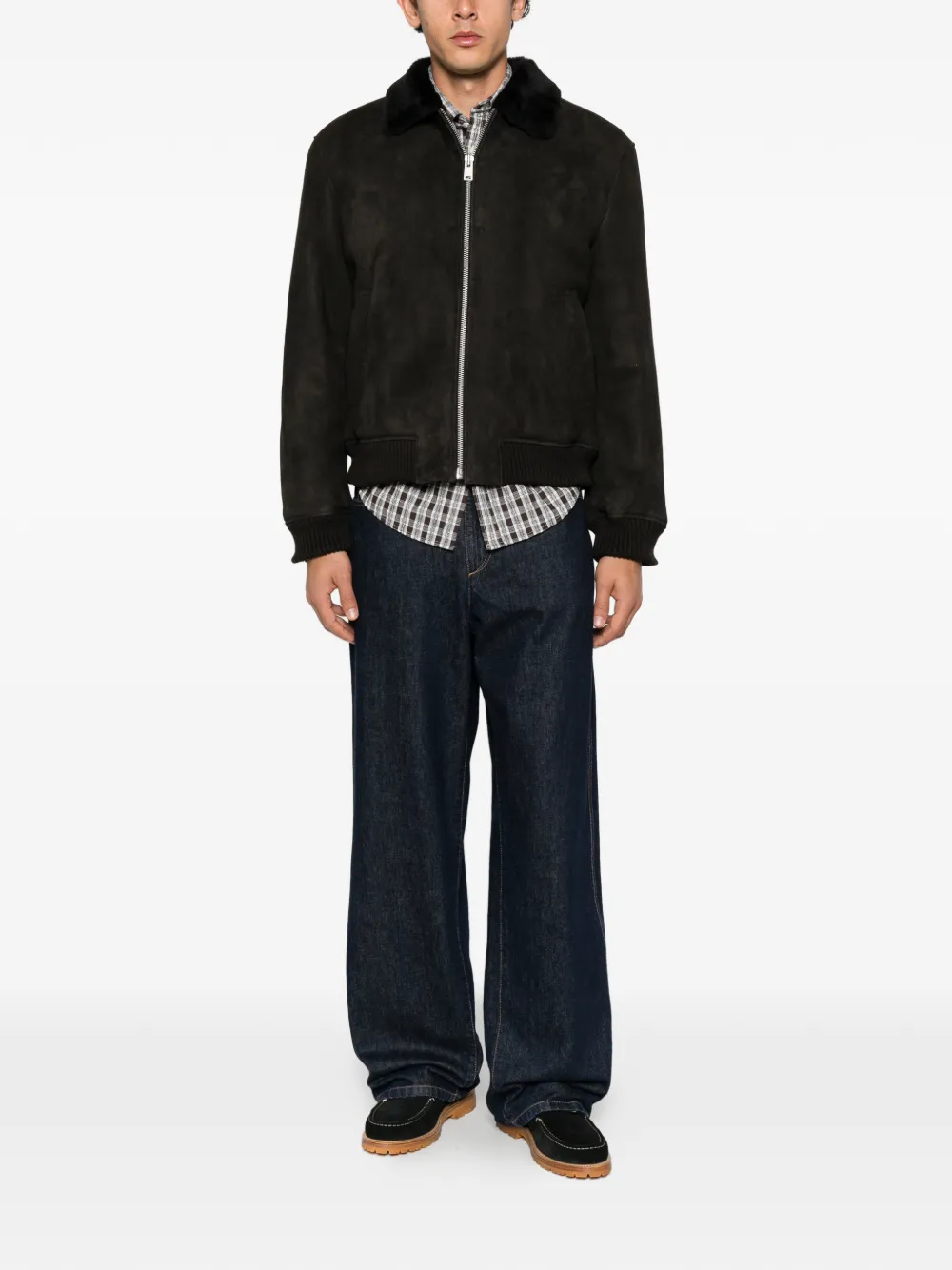 Arma Ugo suede jacket Zwart