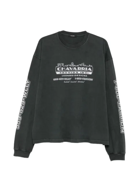 Willy Chavarria Buffalo logo-print sweatshirt