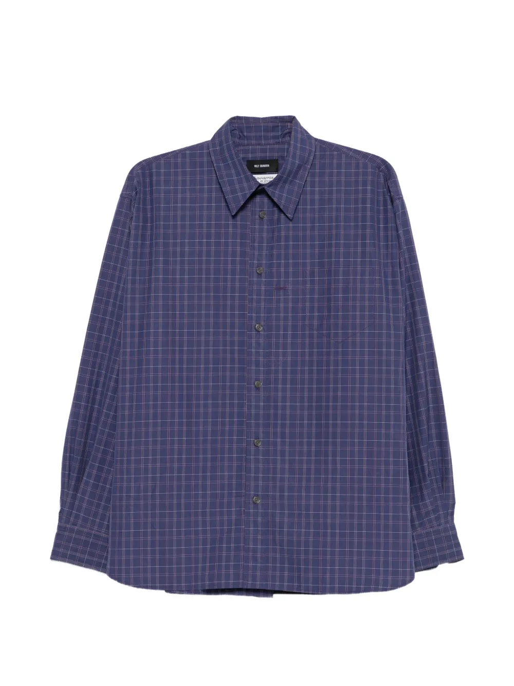 Willy Chavarria Veterano check-pattern shirt