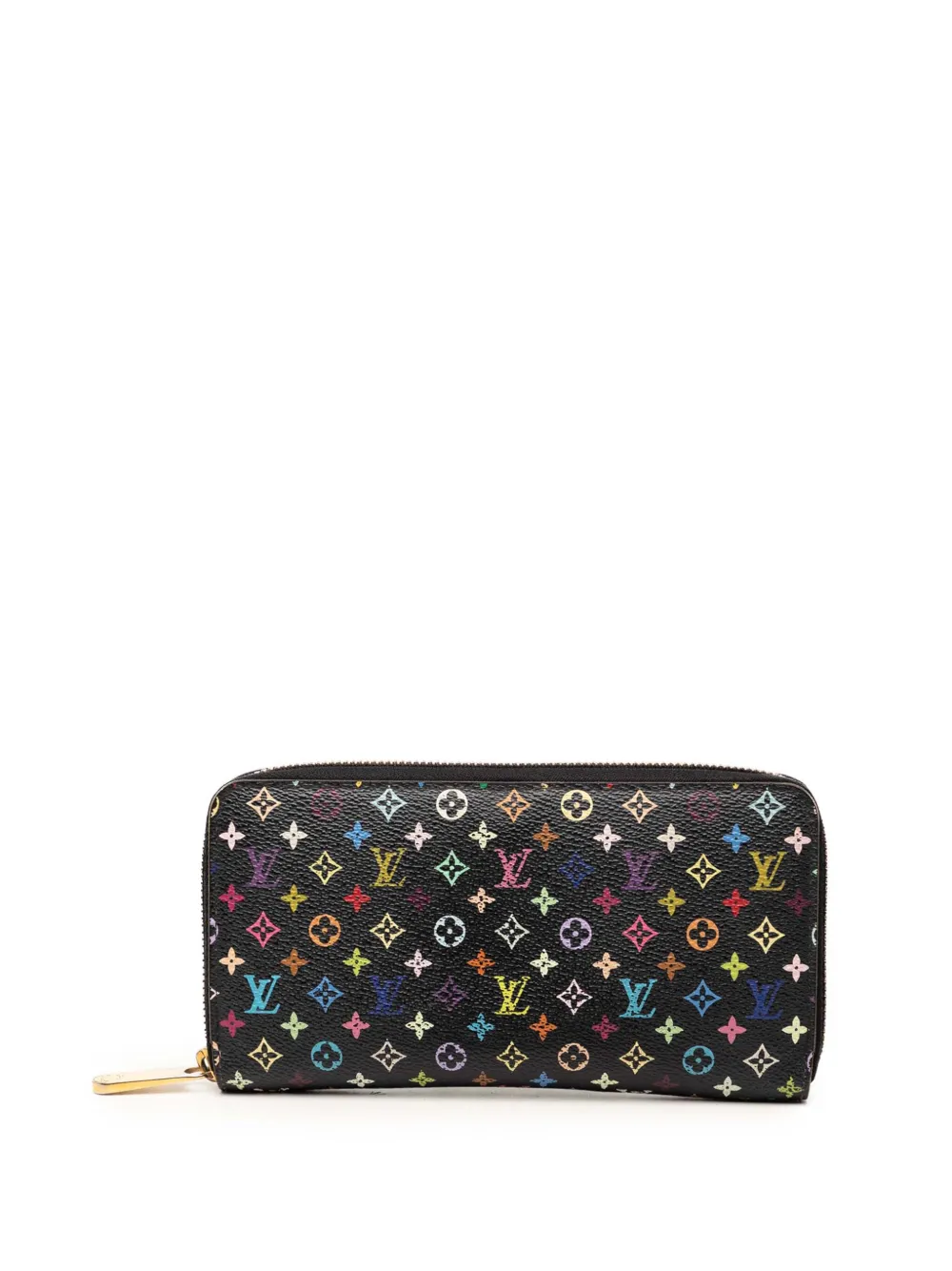 Louis Vuitton Pre-Owned 2011 Monogram Multicolore Zippy Wallet long wallets - Black