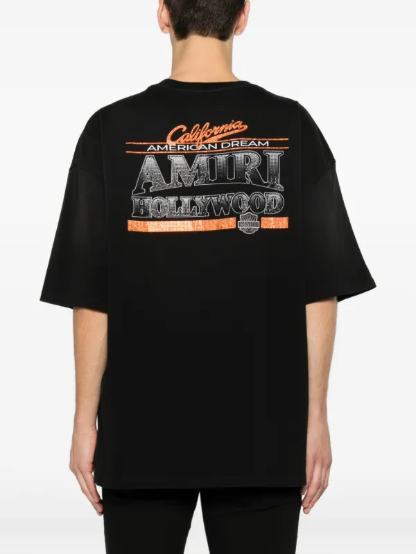 AMIRI ロゴ Tシャツ | ブラック | FARFETCH JP