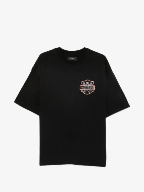 AMIRI crystal-embellished logo-print T-shirt