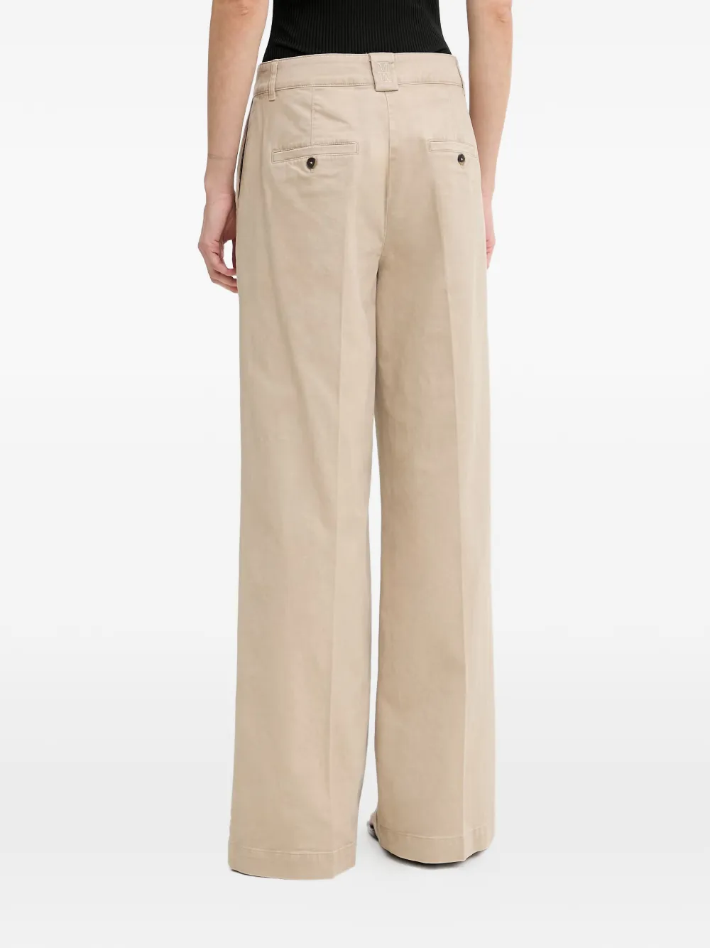Marc O'Polo Geplooide broek Beige