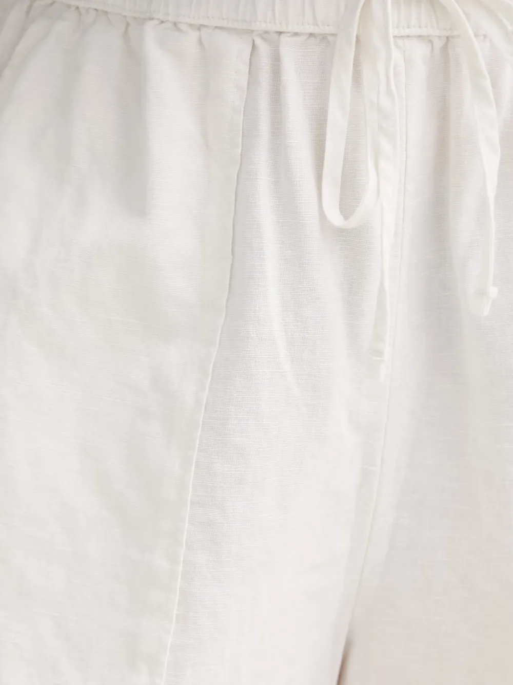 Marc O'Polo Shorts met trekkoord en opgestikte zak Wit