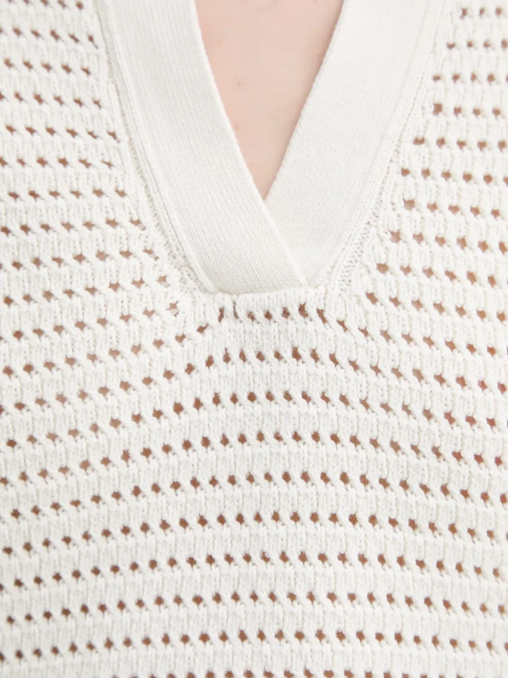 Marc O'Polo Spencer met V-hals Beige