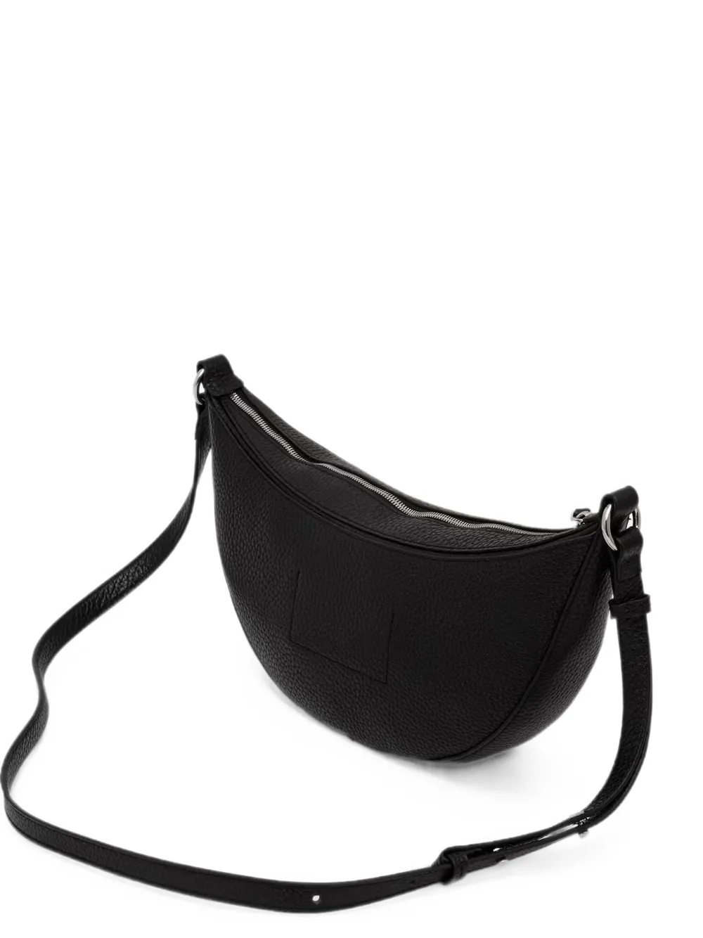 Marc O'Polo logo-appliqué leather crossbody bag - Nero