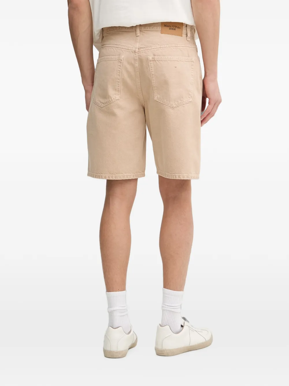 Marc O'Polo five-pocket denim shorts Beige