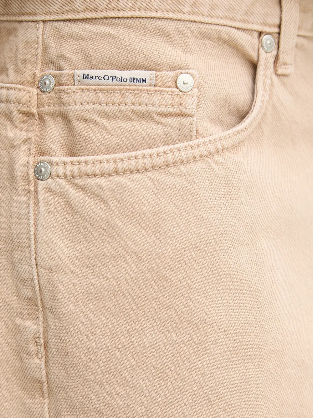 Marc O'Polo five-pocket denim shorts Beige