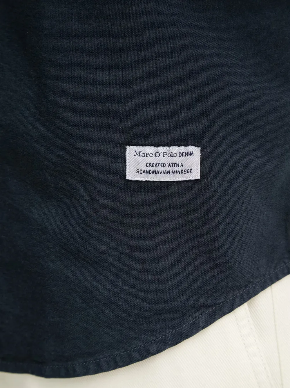 Marc O'Polo Button-down oervhemd met borstzak Blauw