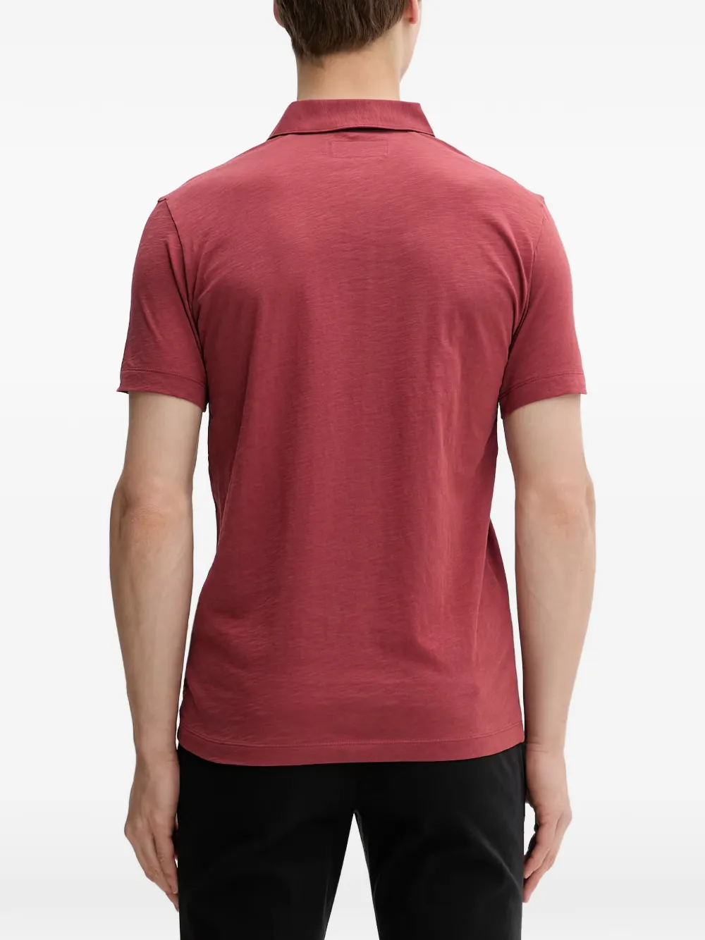 Marc O'Polo Poloshirt met geborduurd logo Rood