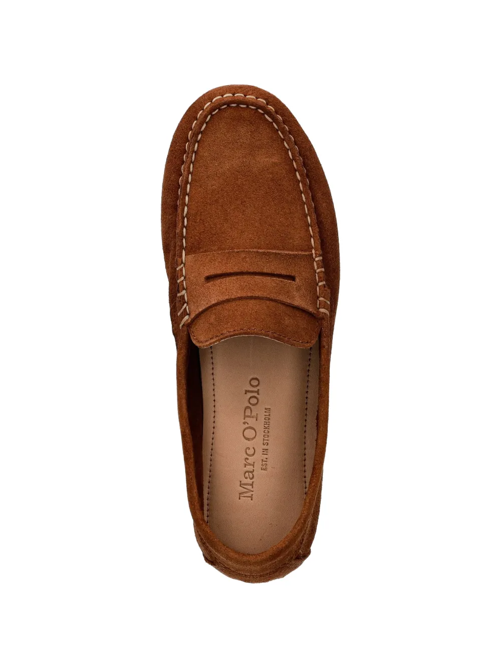 Marc O'Polo Suède loafers Bruin