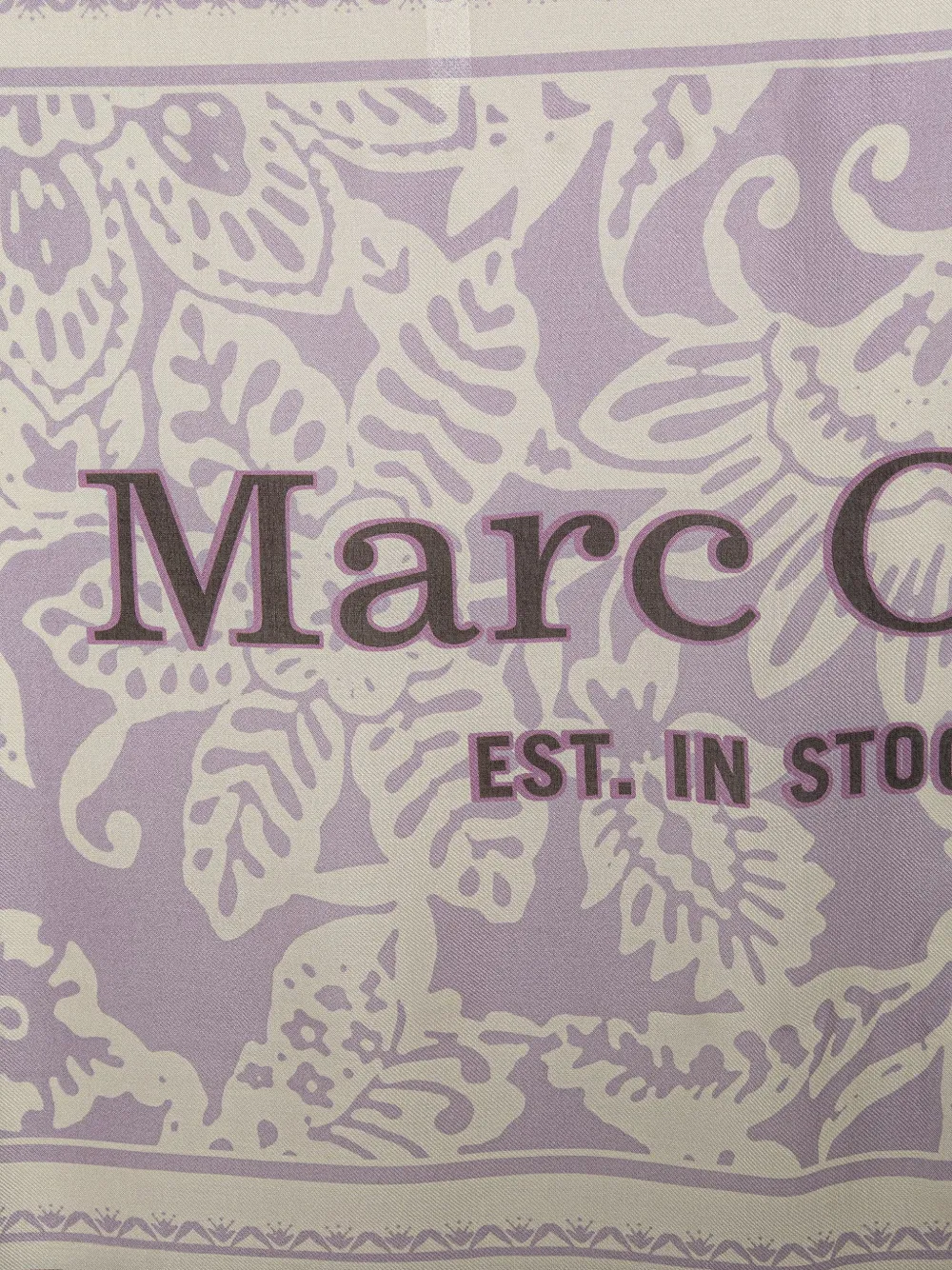 Marc O'Polo Sjaal met bloemenprint Paars