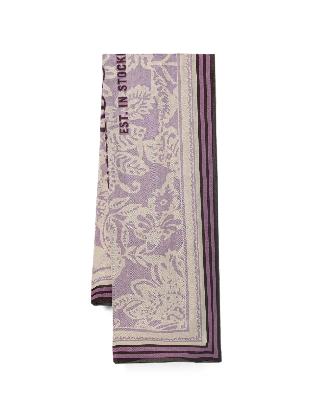 Marc O'Polo floral-print scarf - Viola