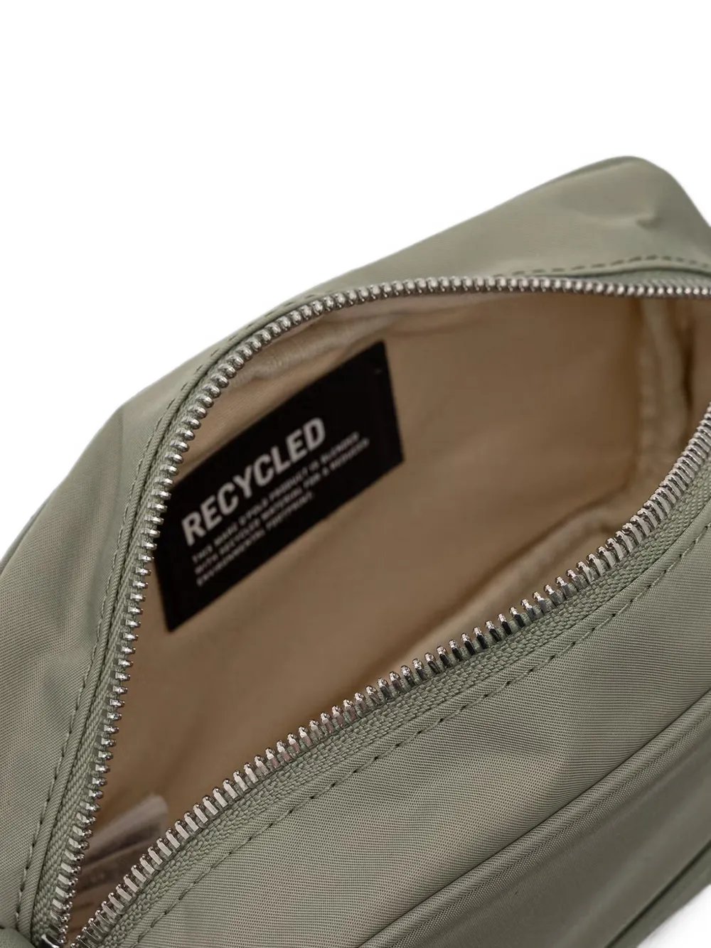 Marc O'Polo Kleine crossbodytas met logopatch Groen
