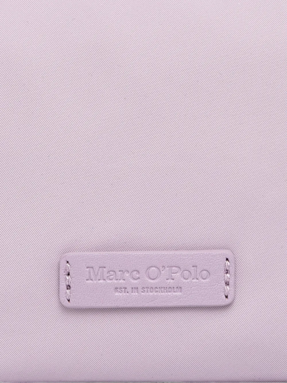 Marc O'Polo Schoudertas met logopatch Paars