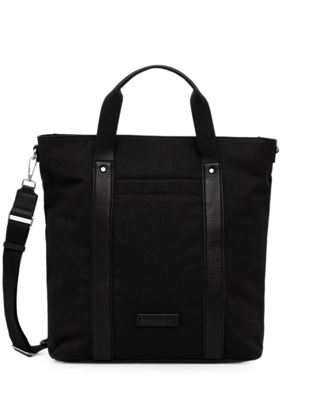 Marc O'Polo logo-patch tote bag - Nero