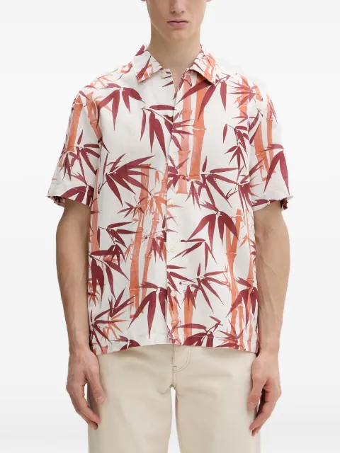 Marc O'Polo bamboo-print short-sleeved shirt