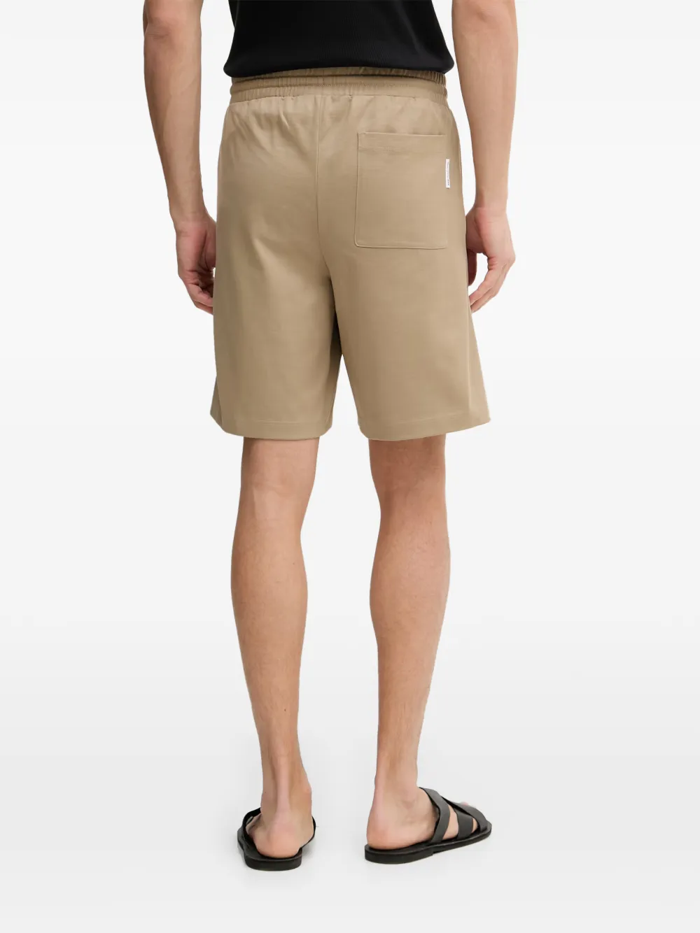 Marc O'Polo Shorts met logoprint Beige