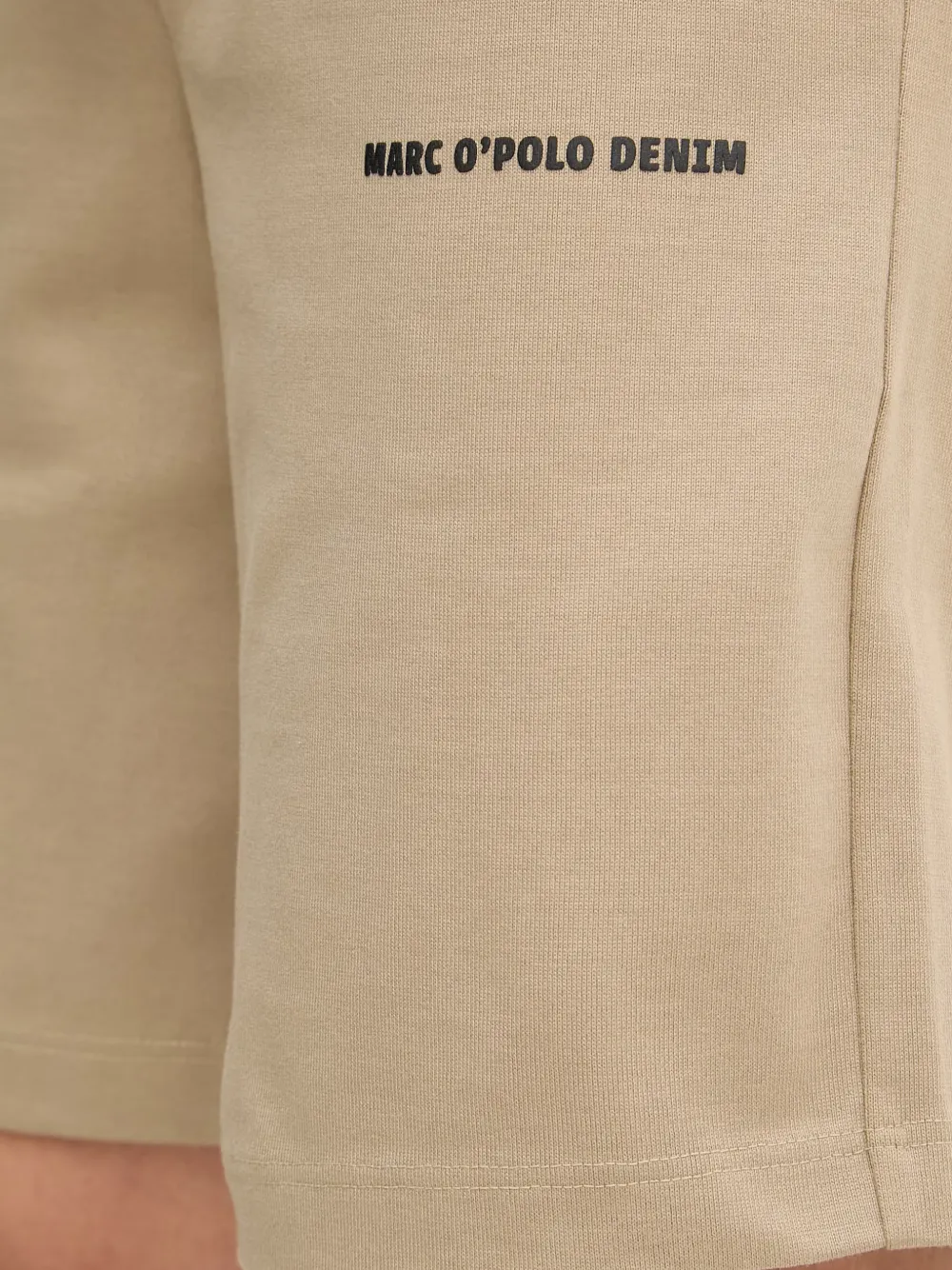Marc O'Polo Shorts met logoprint Beige