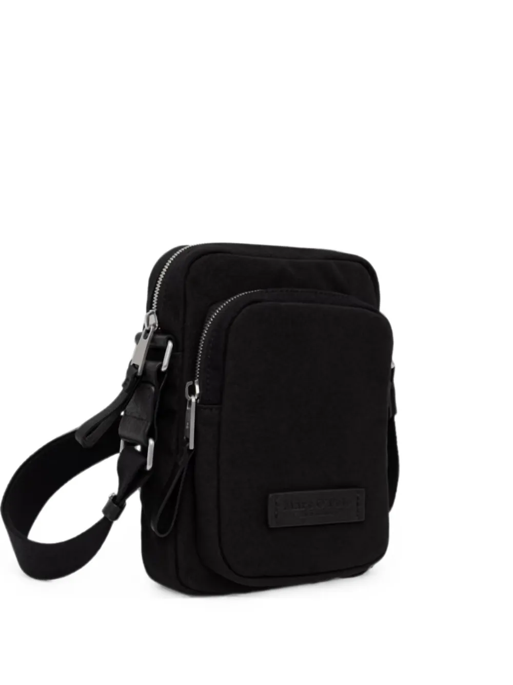 Marc O'Polo logo-patch shoulder bag - Nero