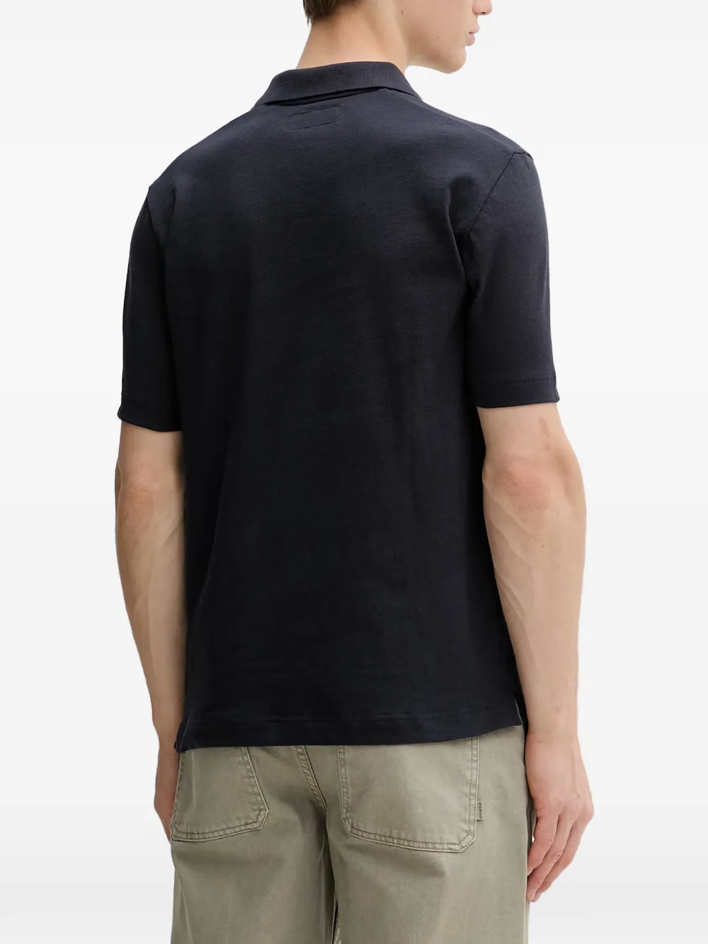 Marc O'Polo T-shirt met V-hals Blauw