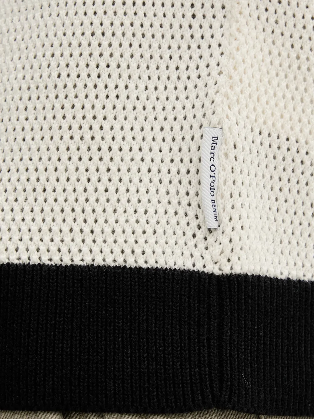 Marc O'Polo Poloshirt met print Wit