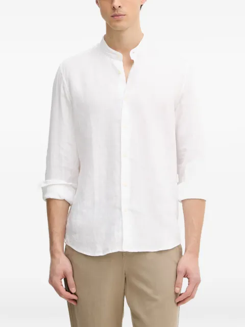 Marc O'Polo band-collar long-sleeve shirt