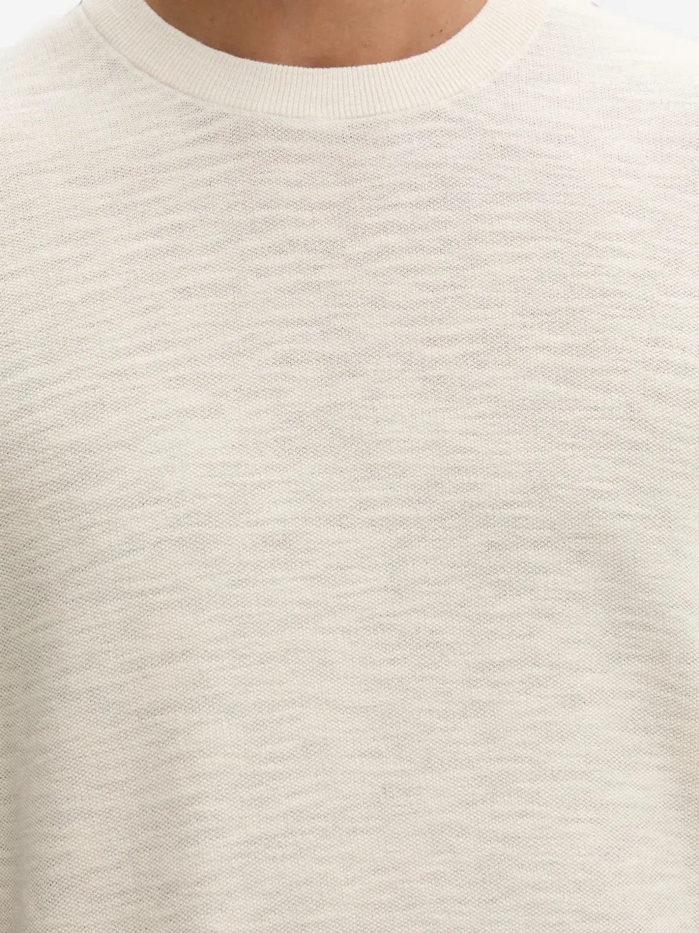 Marc O'Polo Fijngebreid T-shirt Beige