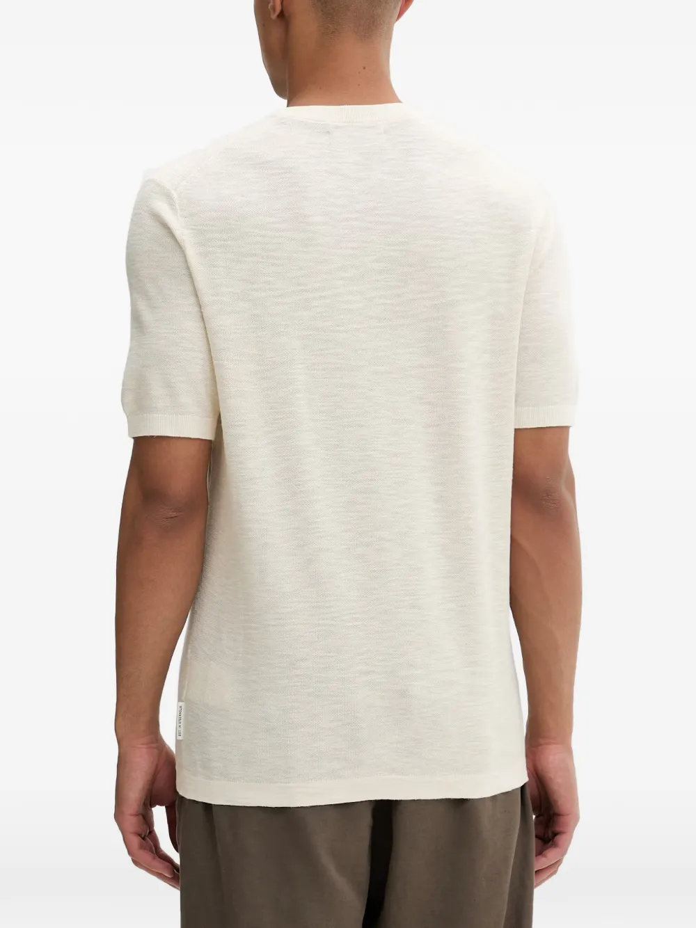 Marc O'Polo Fijngebreid T-shirt Beige