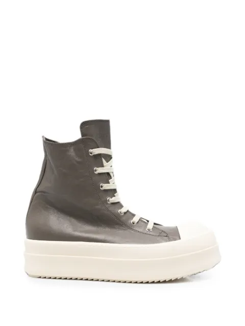 Rick Owens leather hi-top sneakers