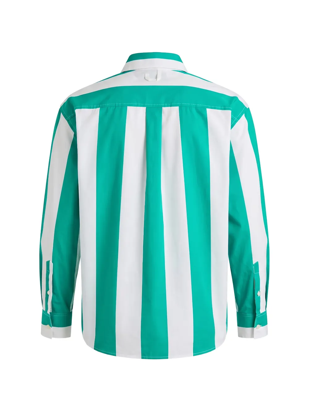Jacquemus Camargue gestreept overhemd Groen