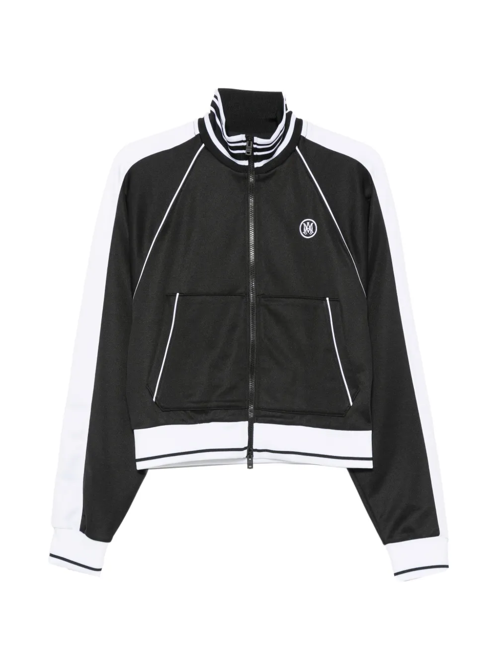AMIRI logo-embroidered zip-up sweatshirt - Nero