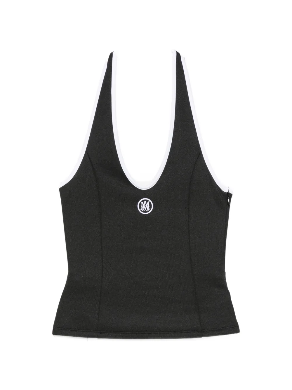 AMIRI logo-embroidered tank top - Nero