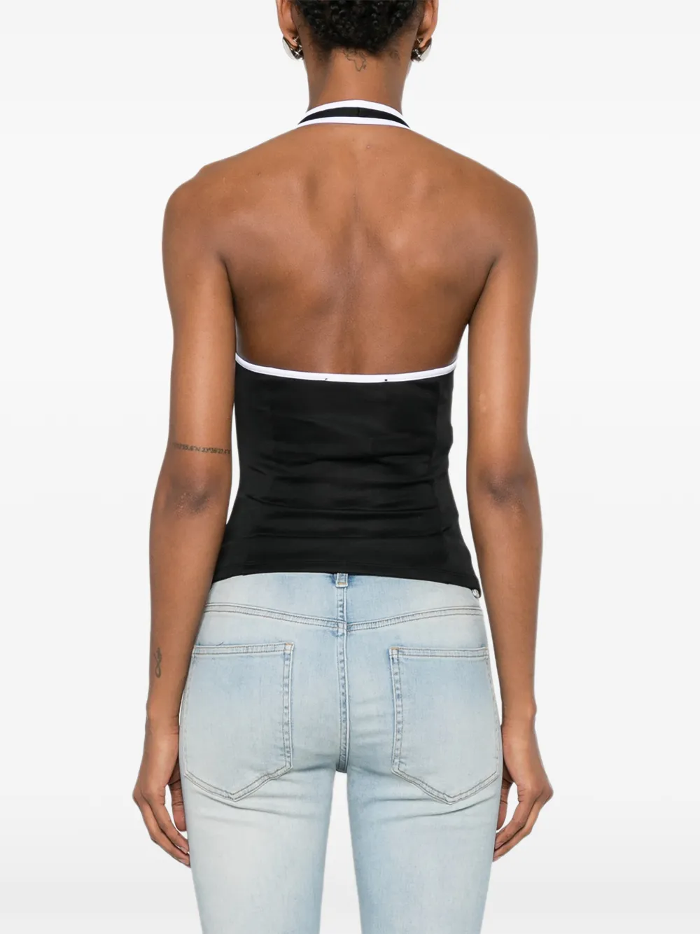 AMIRI Tanktop met geborduurd logo Zwart