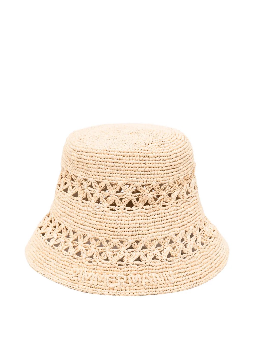 ZIMMERMANN Raffia vissershoed Beige