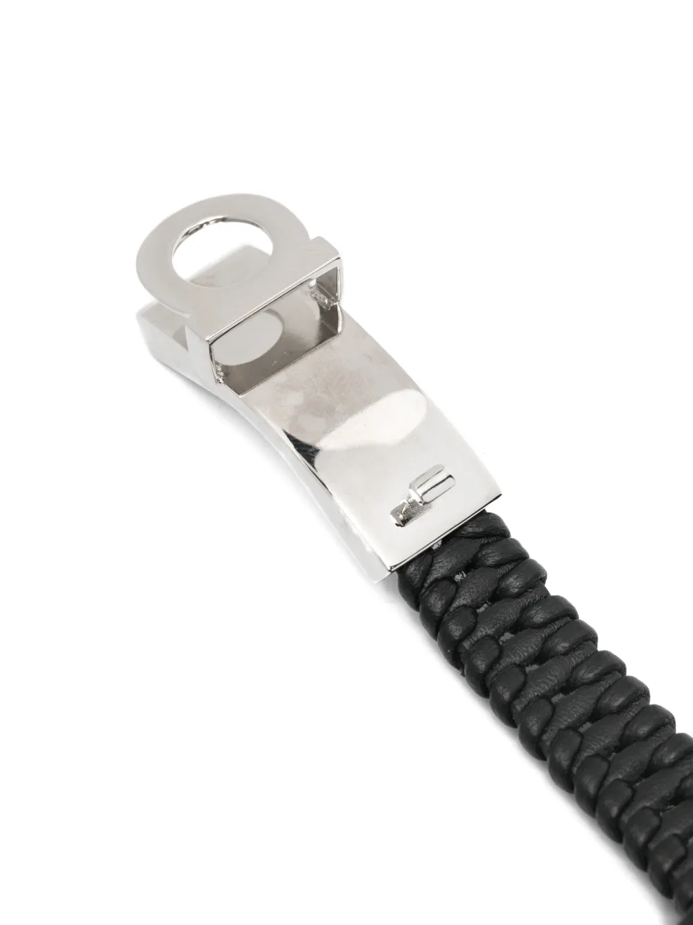 Ferragamo ガンチーニ レザーブレスレット | ブラック | FARFETCH JP