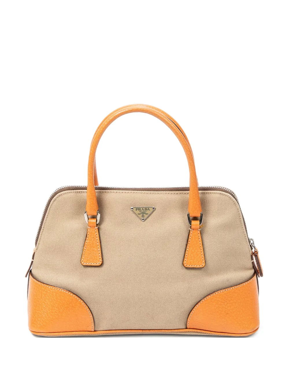Prada Pre-Owned small Cinghiale Canapa tote bag - Toni neutri