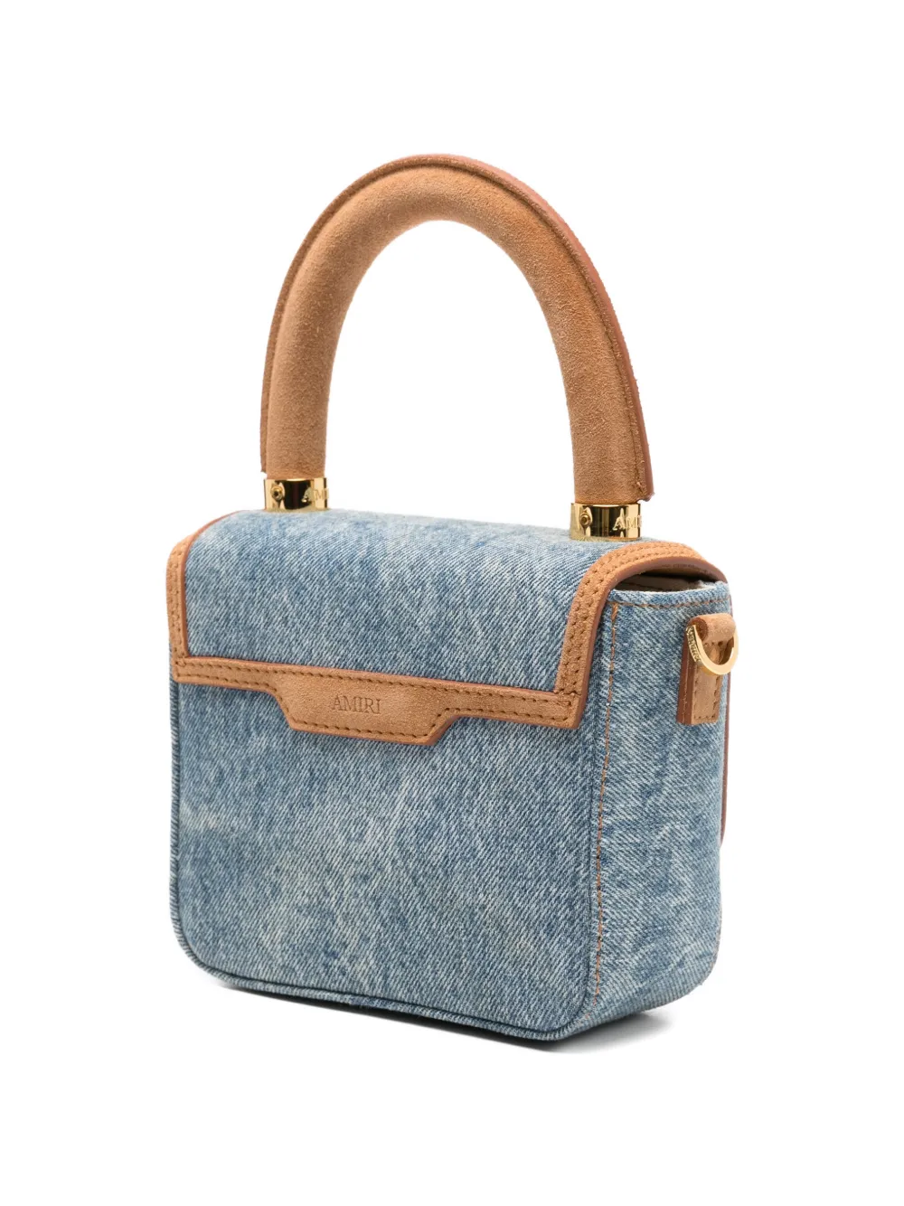 AMIRI Denim shopper met MA-plakkaat Blauw