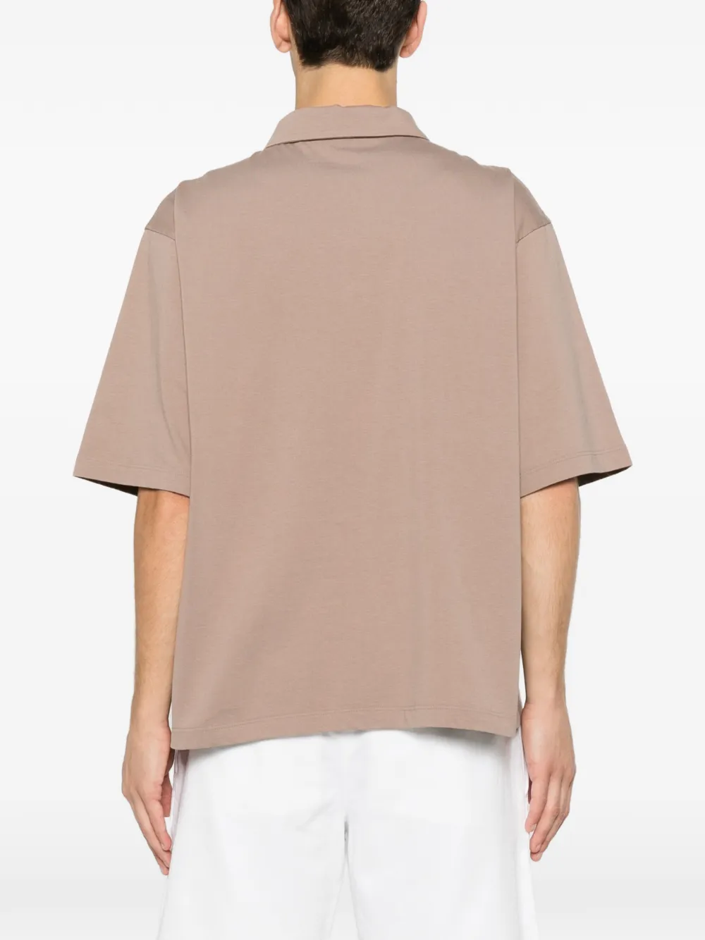 Hevo Poloshirt met korte mouwen Beige