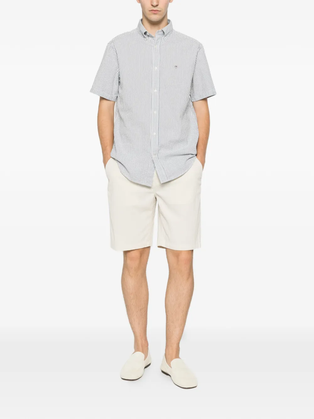 Gant Shorts met riemlussen Beige