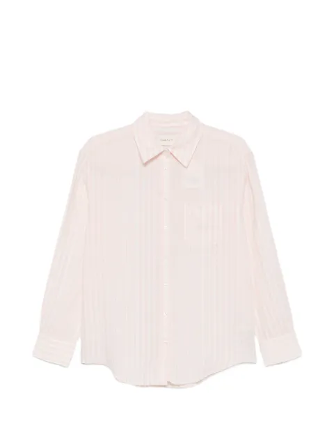 Gant Camisa listrada com bolso no busto