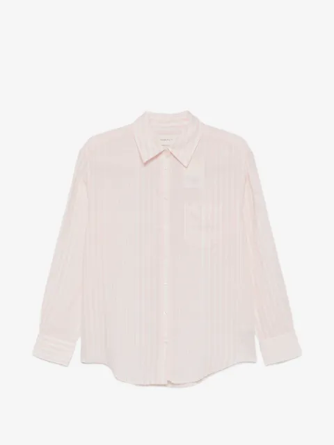 Gant striped chest-pocket shirt