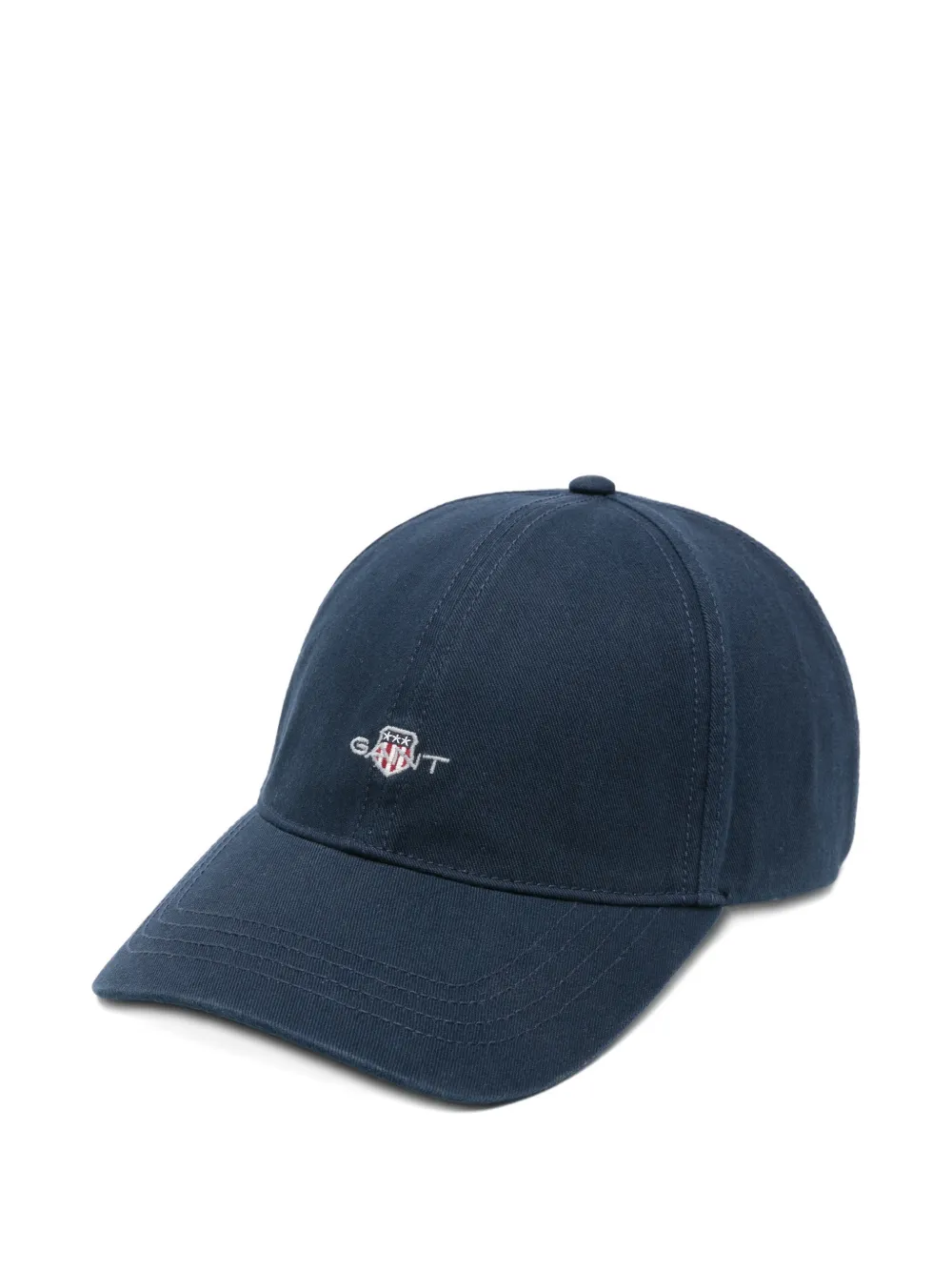 Gant logo-embroidered baseball cap - Blu