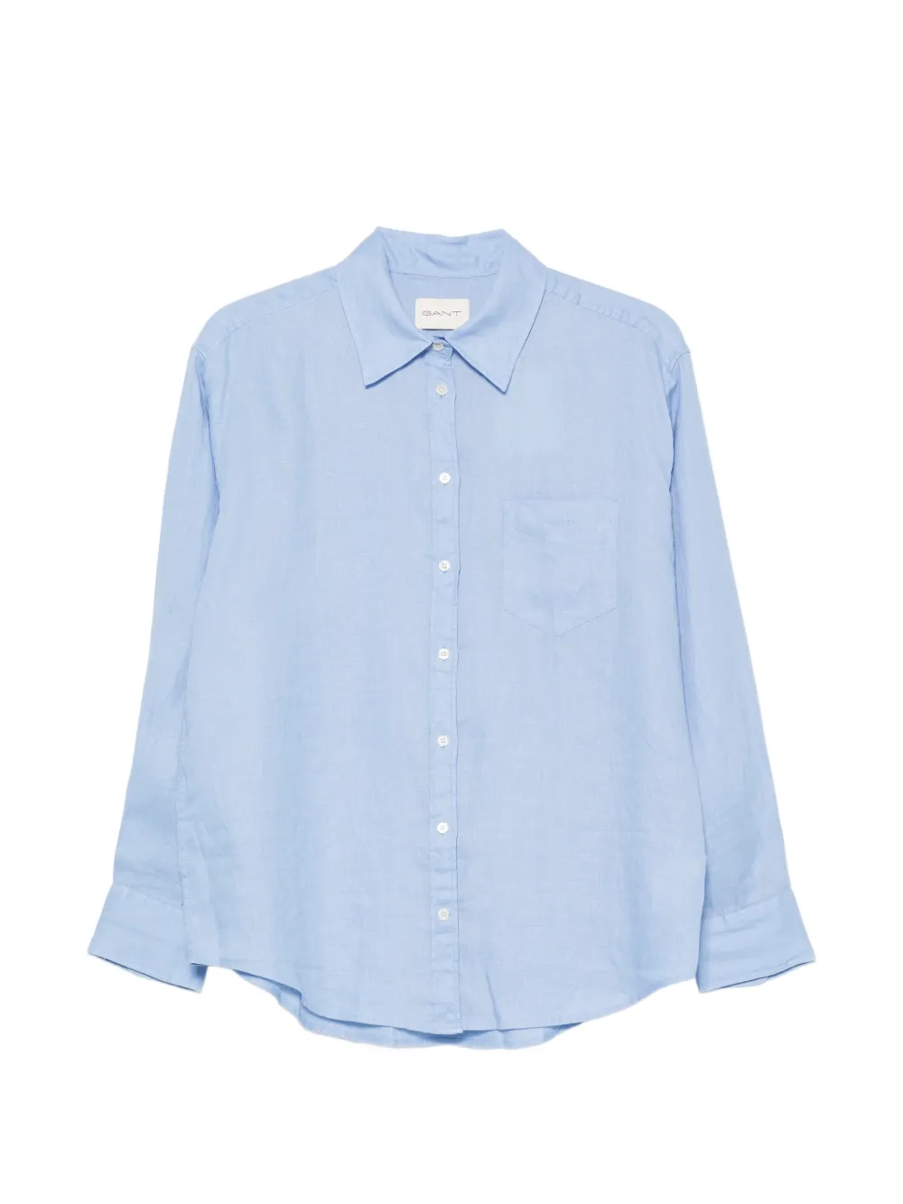 Gant chest-pocket button-up shirt - Blu