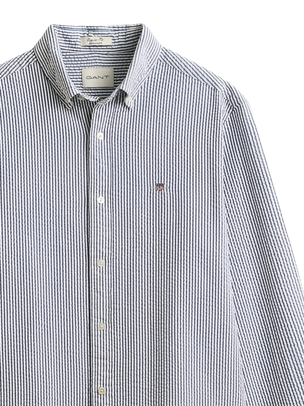 Gant Gestreept overhemd Blauw